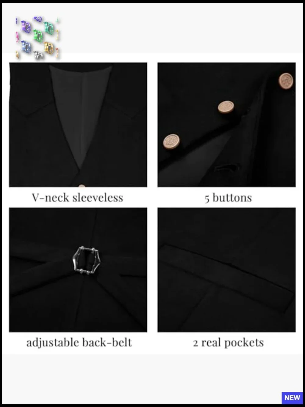 Suede Leather Vest Casual Cowboy Western Mens Waistcoat V-Neck Sleeveless